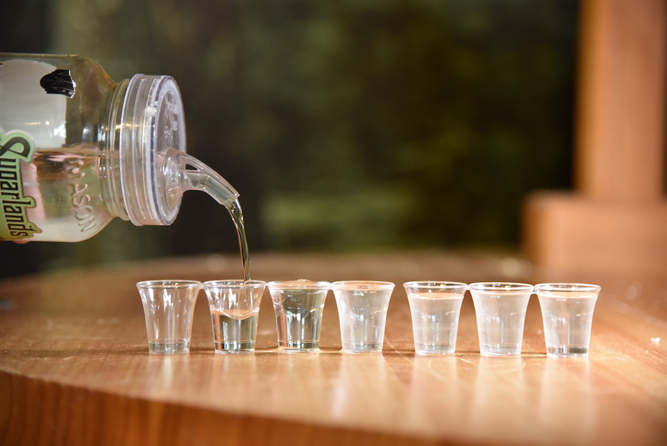 Sugarlands Moonshine Tasting