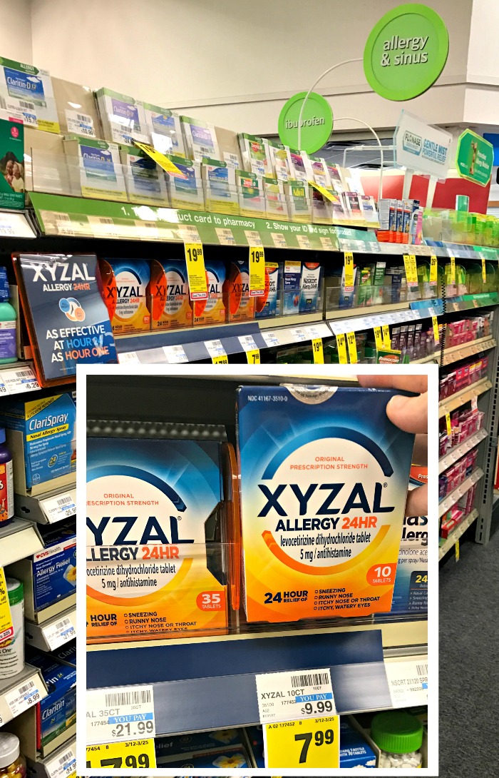 xyzal in store photo