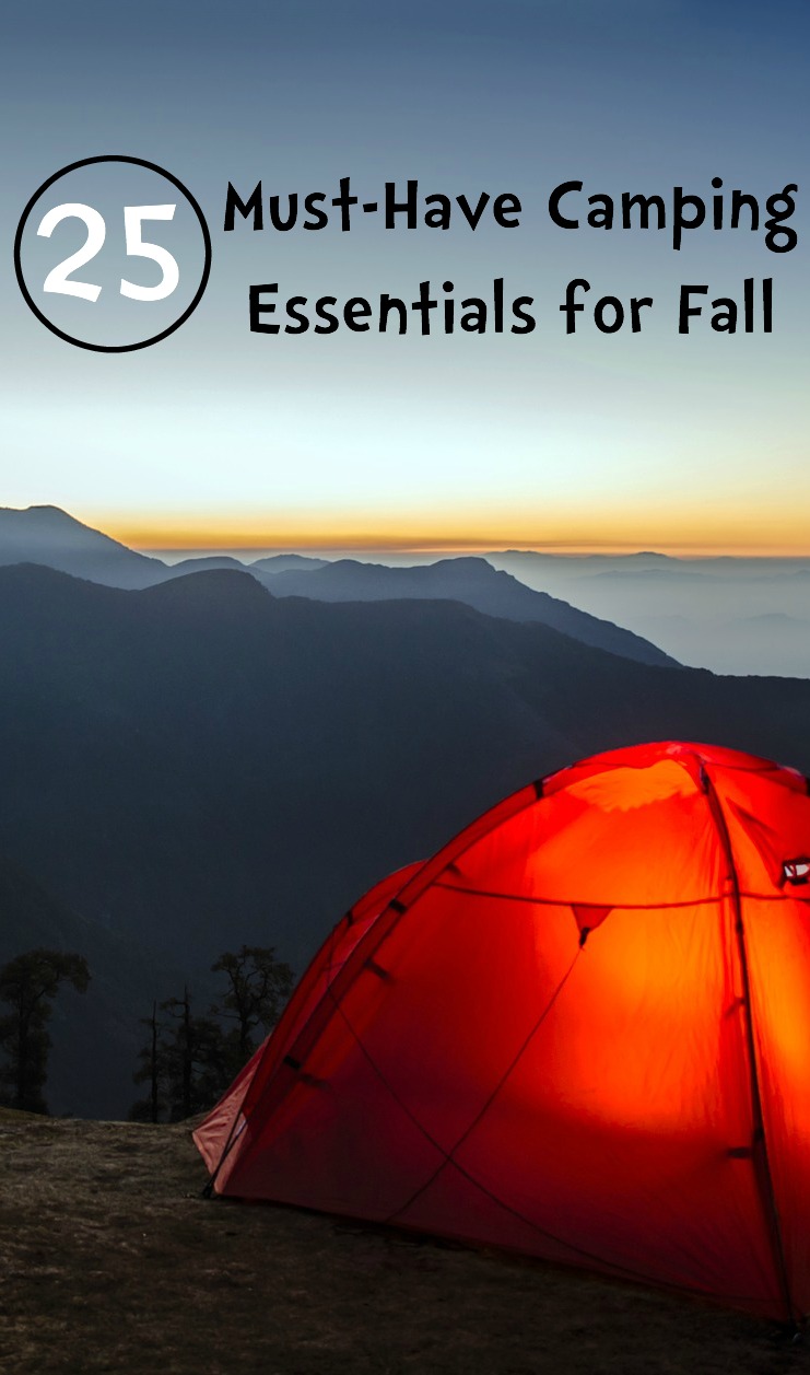 25 Camping Essentials for Fall Pin